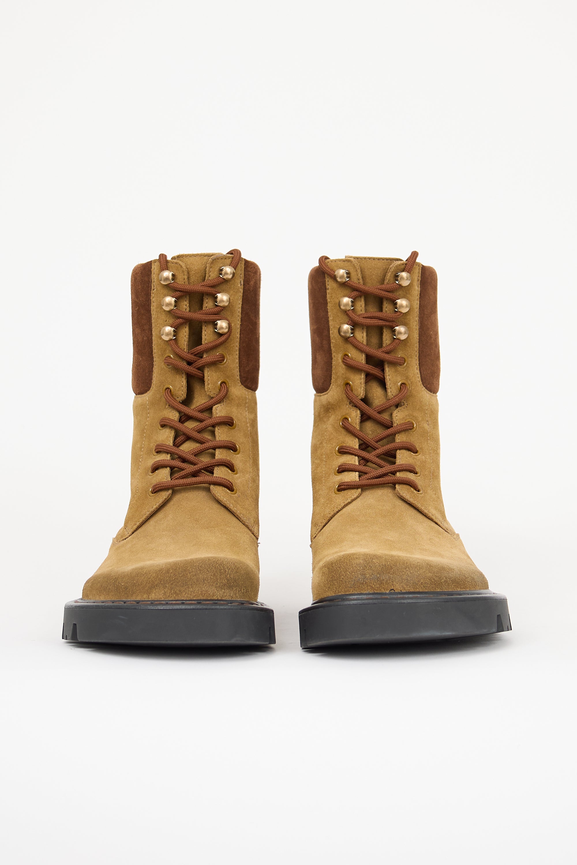 Loewe Suede Sierra Combat Boot