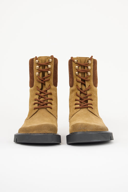 Loewe Suede Sierra Combat Boot