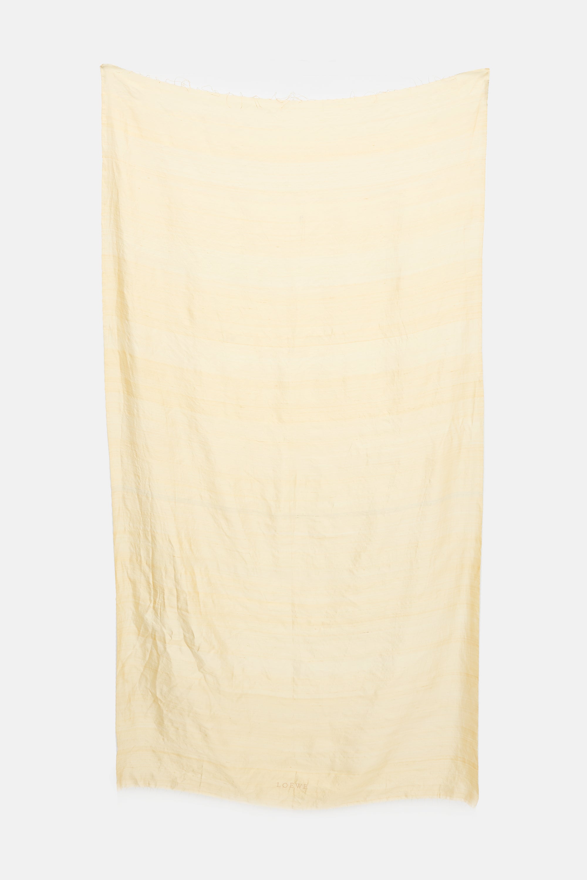 Loewe Vintage Silk Logo Scarf