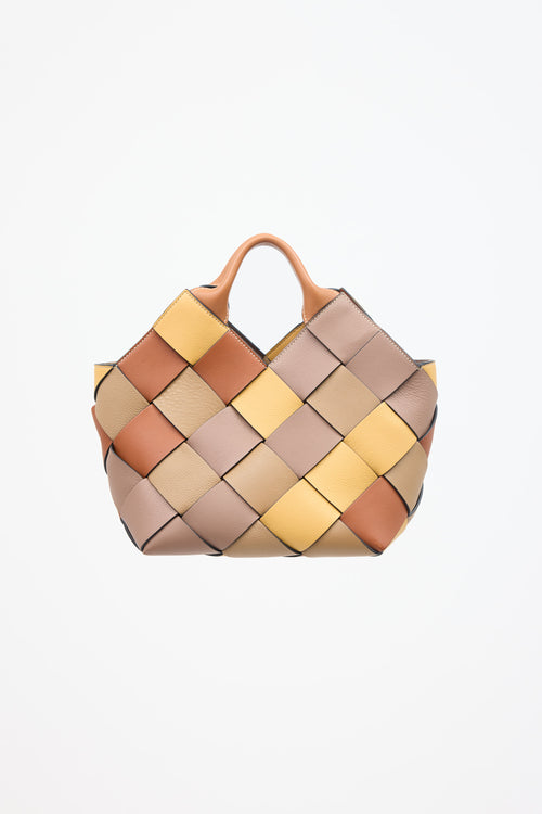 Loewe Woven Leather Surplus Basket Bag