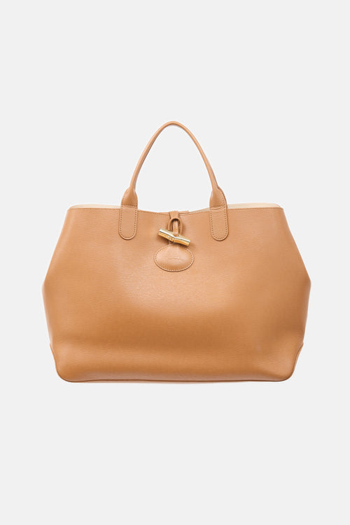 Longchamp Leather Reversible Le Roseau Bag