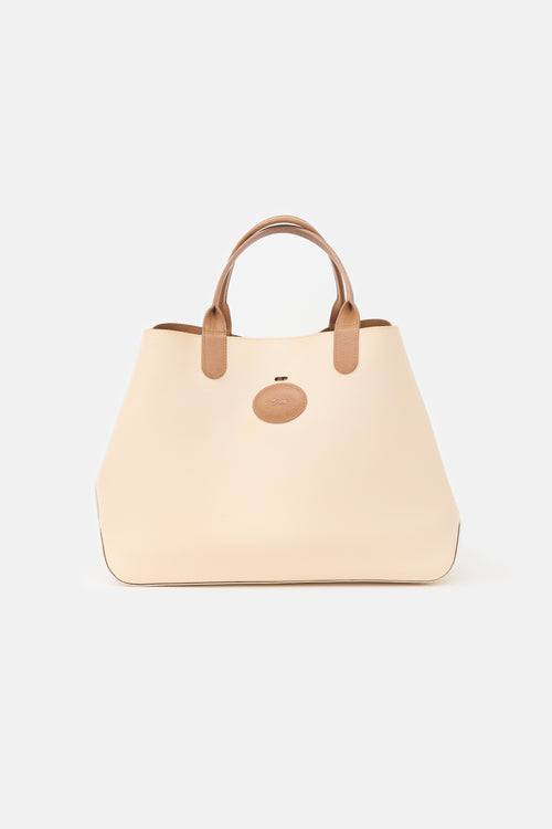 Longchamp Leather Reversible Le Roseau Bag