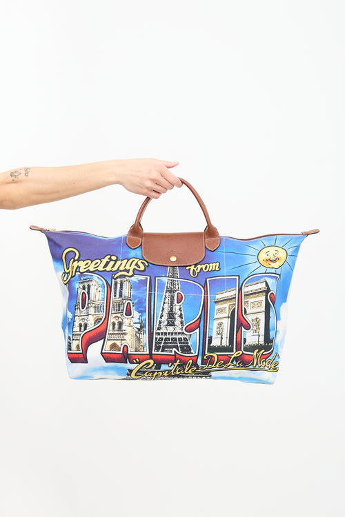Longchamp X Jeremy Scott Paris Le Pliage Bag
