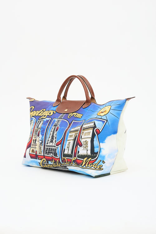 Longchamp X Jeremy Scott Paris Le Pliage Bag