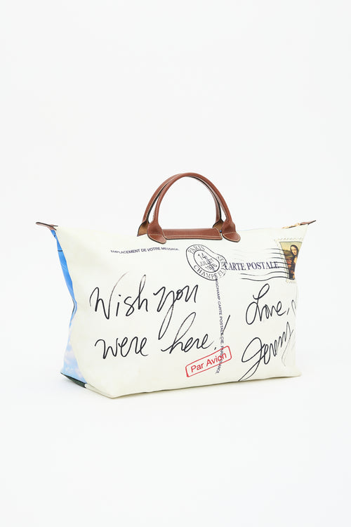 Longchamp X Jeremy Scott Paris Le Pliage Bag
