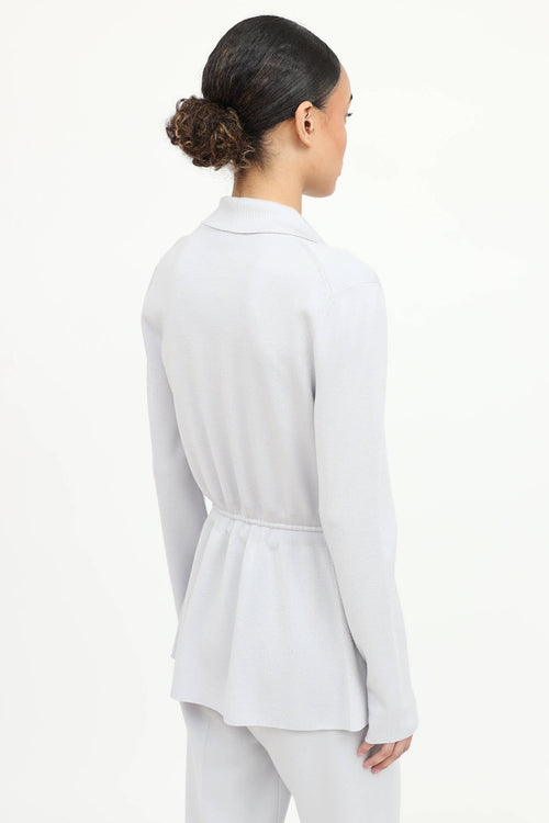 Cashmere Drawstring Cardigan