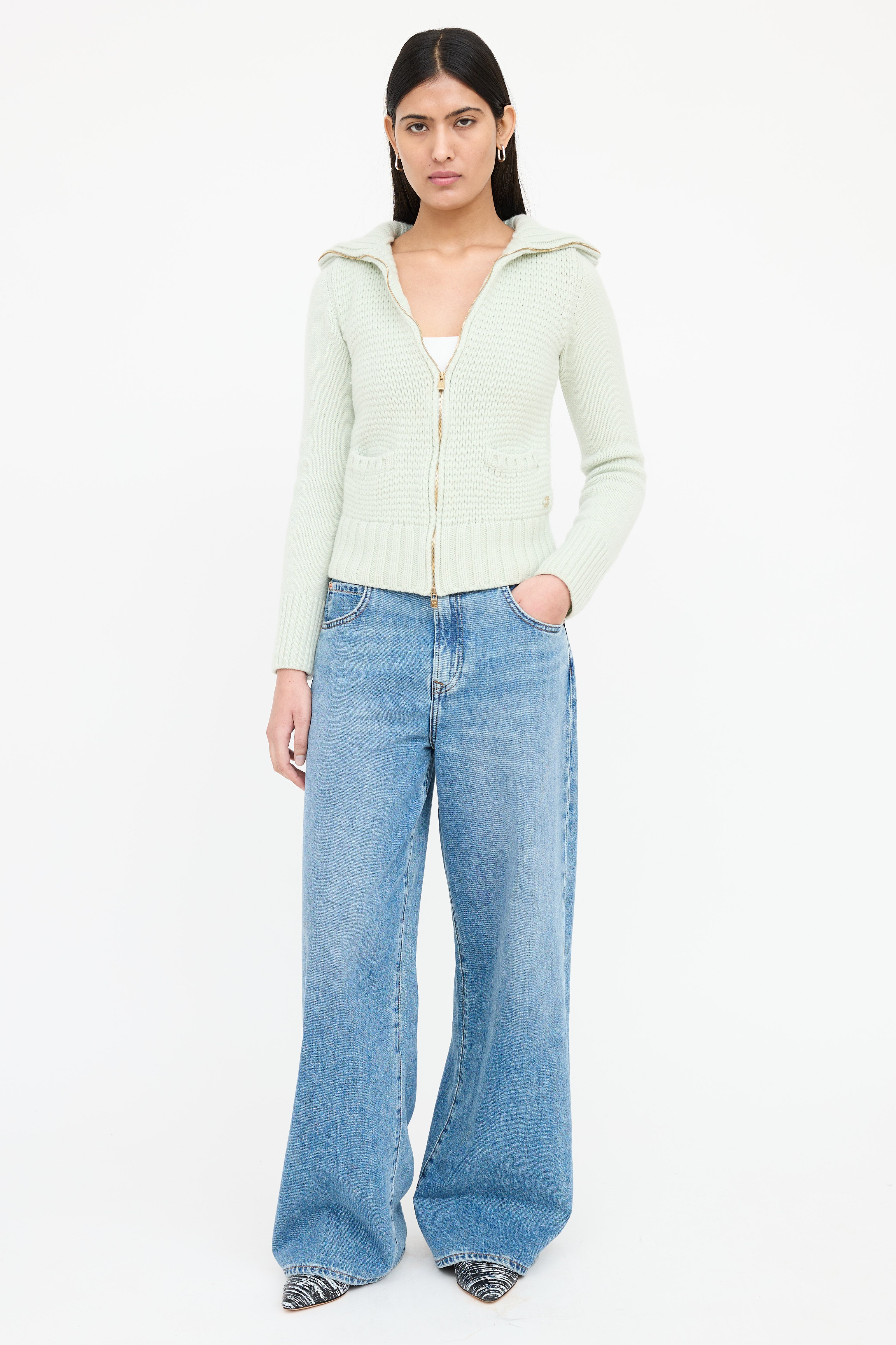 Loro Piana Knit Zip Sweater