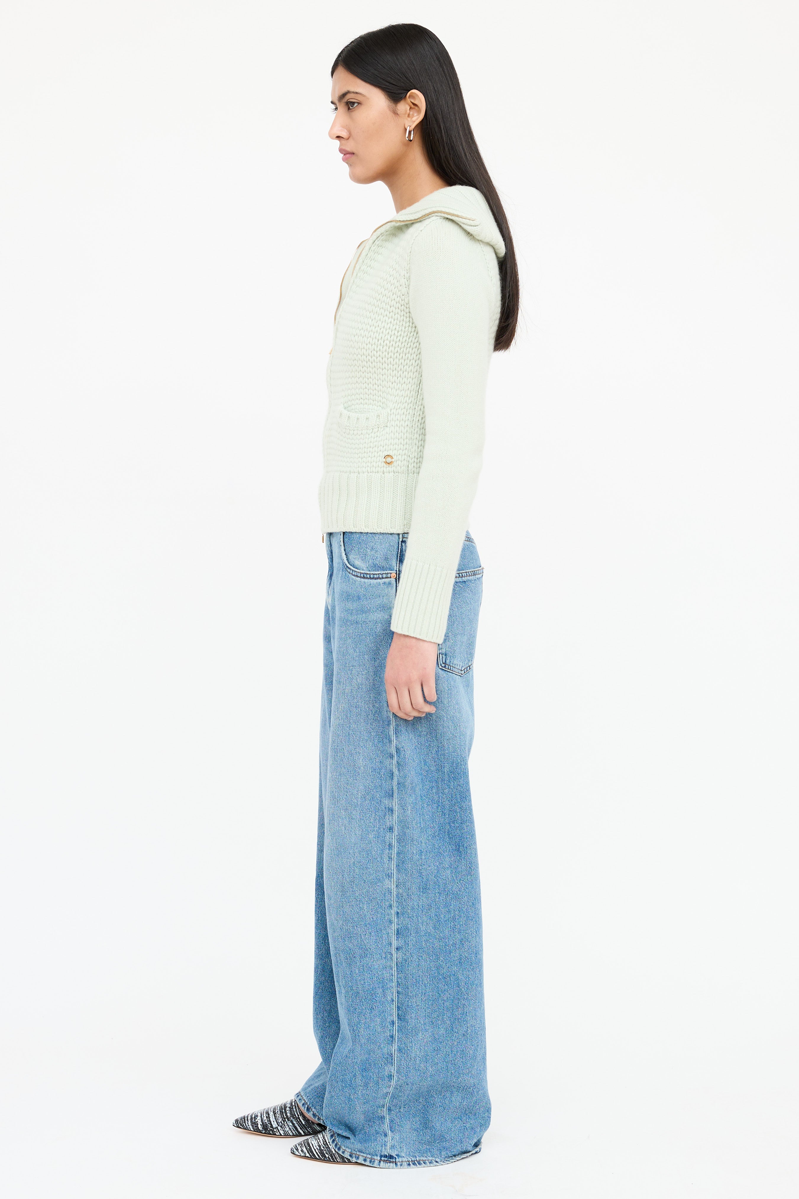 Loro Piana Knit Zip Sweater