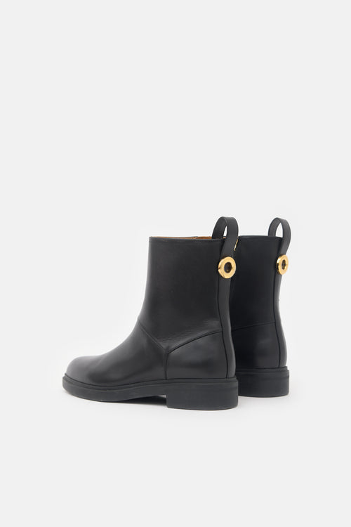 Loro Piana Leather Kilda Ankle Boot