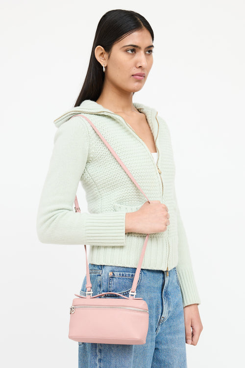 Loro Piana Leather Extra Pocket L19 Bag