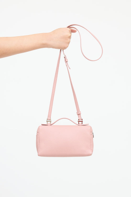 Loro Piana Leather Extra Pocket L19 Bag