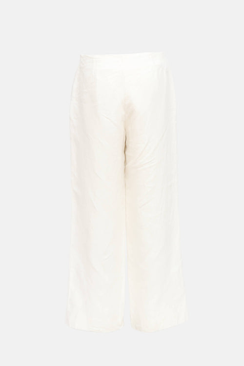 Loro Piana Linen Wide Leg Pant