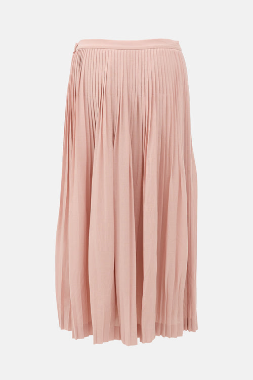 Loro Piana Wool Pleated Skirt