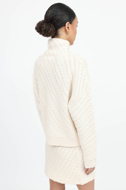 Cashmere Sweater & Skirt Co-Ord Set