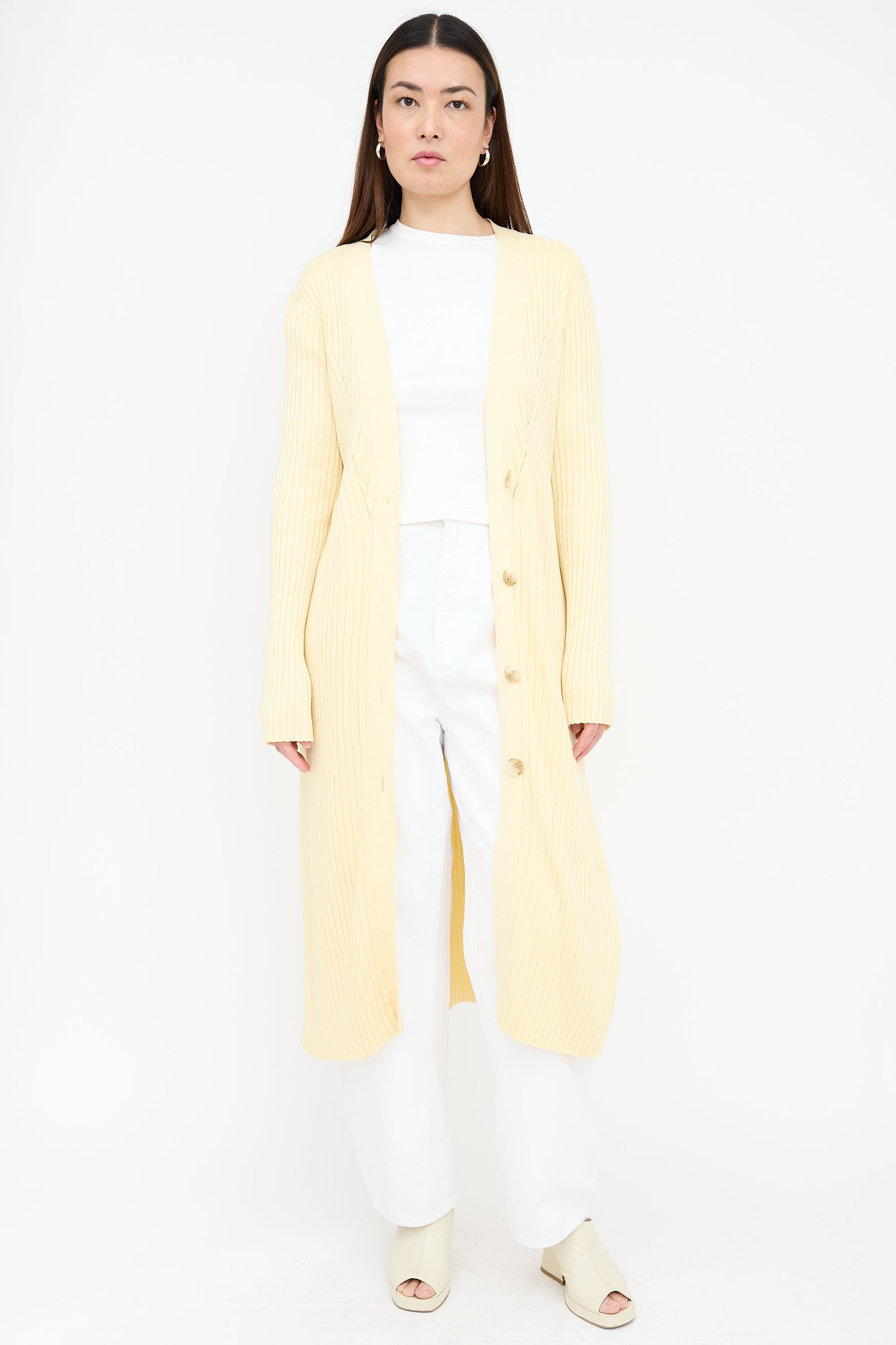 Loulou Studio Silk Blend Long Cardigan
