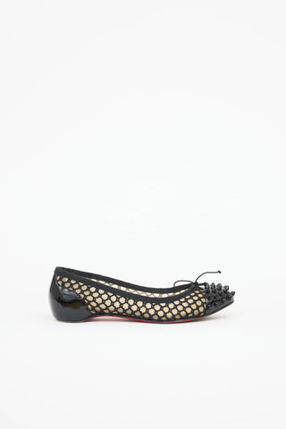 Christian LouboutinMesh & Stud Flat