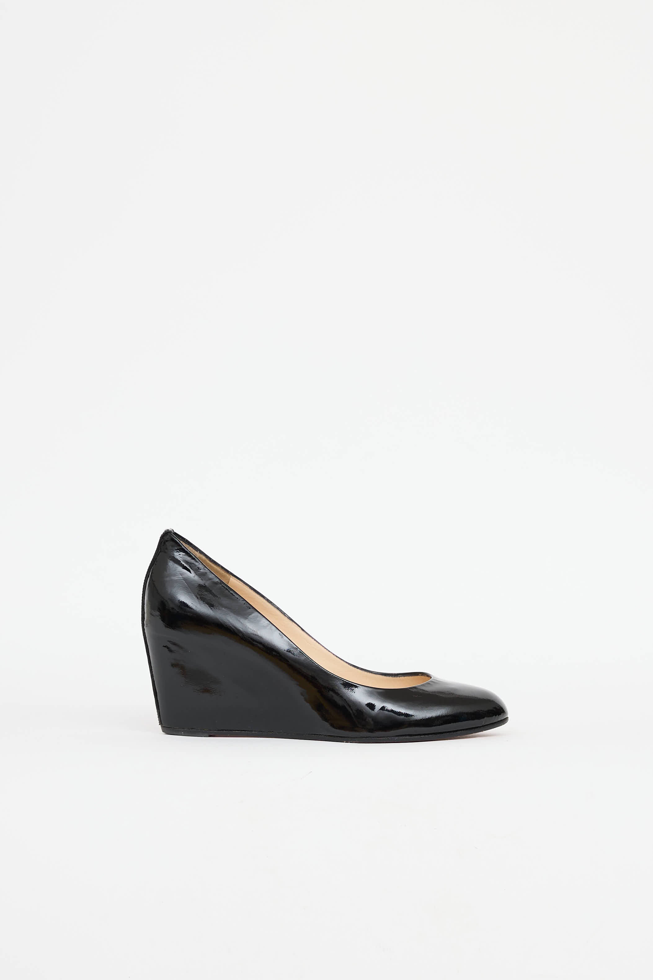 Christian LouboutinPatent Leather Wedge