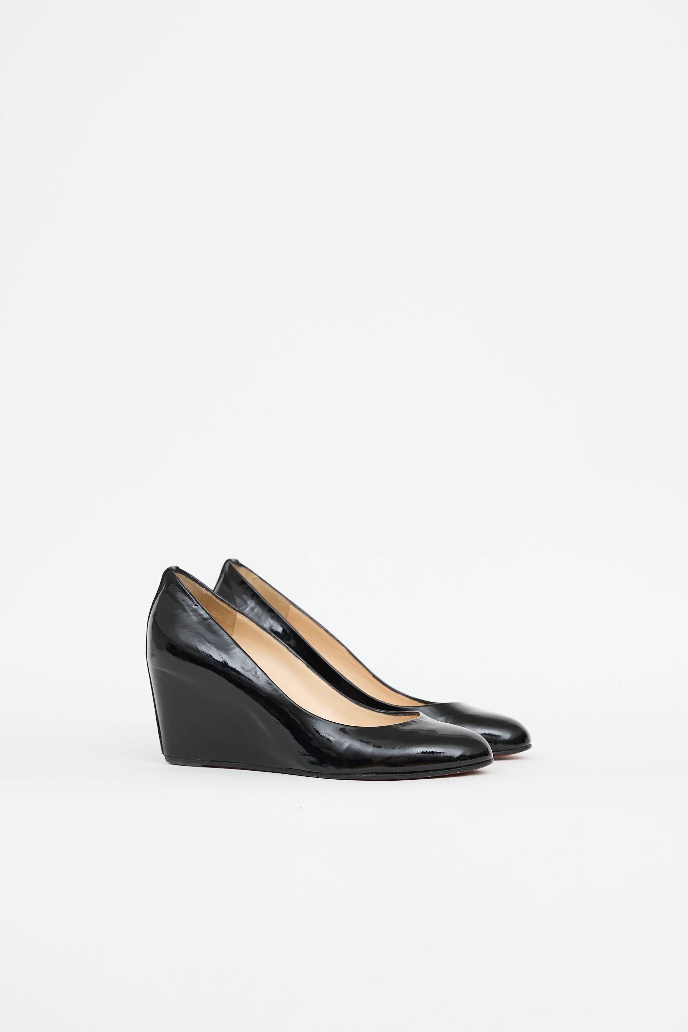 Christian LouboutinPatent Leather Wedge