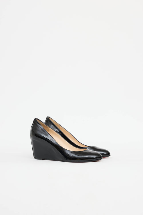 Christian LouboutinPatent Leather Wedge