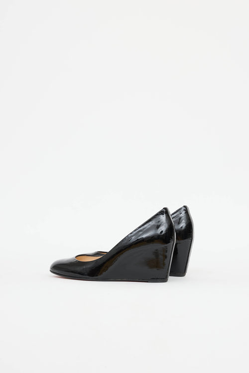 Christian LouboutinPatent Leather Wedge