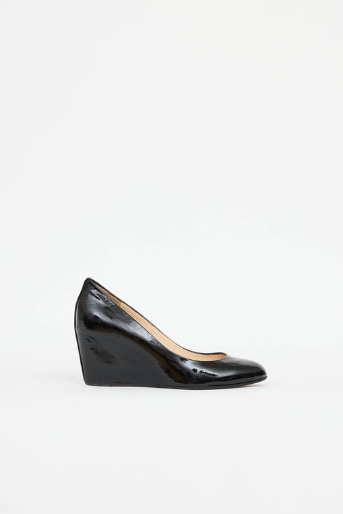 Christian LouboutinPatent Leather Wedge