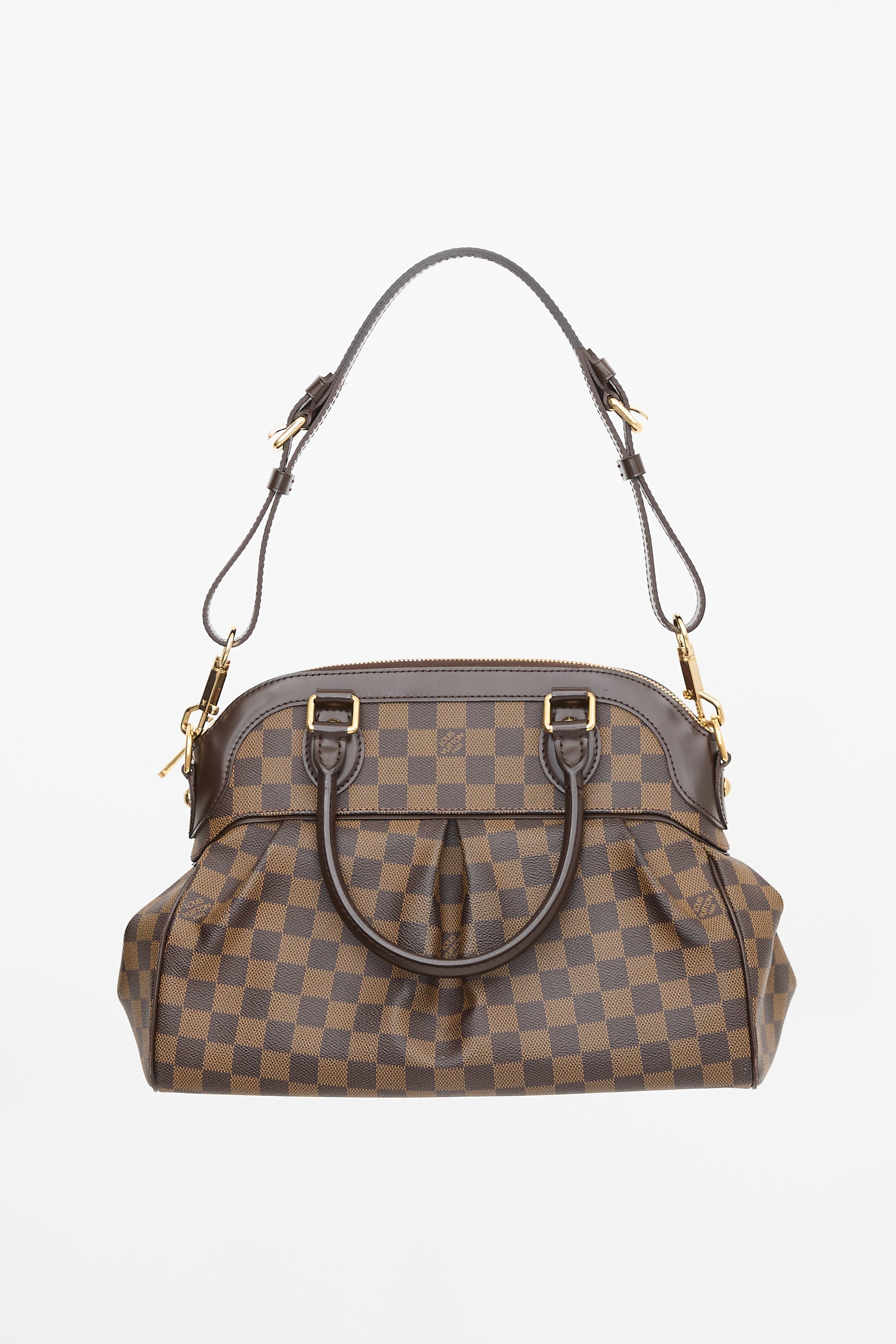 Louis Vuitton 2008 Damier Ebene Trevi PM Bag