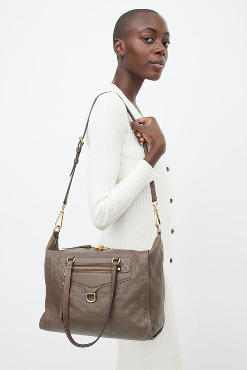 Louis Vuitton 2011 Brown Monogram Empreinte Lumineuse Bag