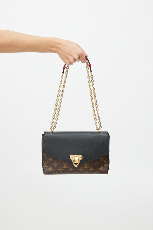Louis Vuitton 2017 Brown & Black Monogram Saint Placide Shoulder Bag