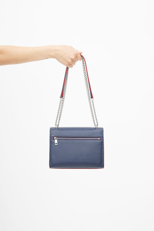 Louis Vuitton 2020 Navy & Silver Mylockme Shoulder Bag