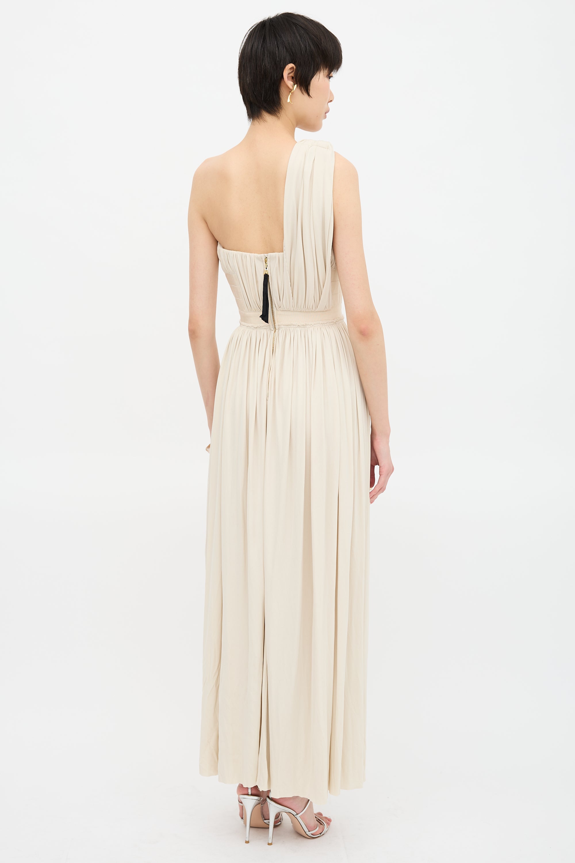 Louis Vuitton Asymmetrical Drape Gown