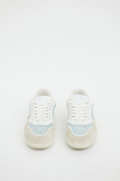 Louis Vuitton Light Wash Denim Stadium Sneaker