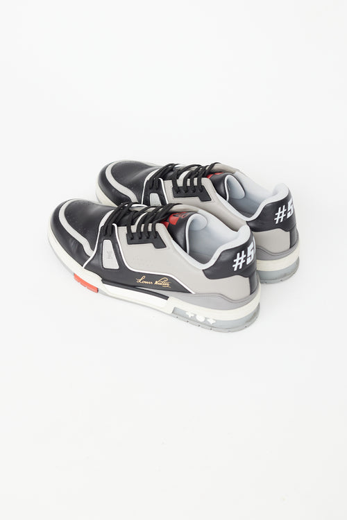 Louis Vuitton Black & Grey Trainer Sneaker