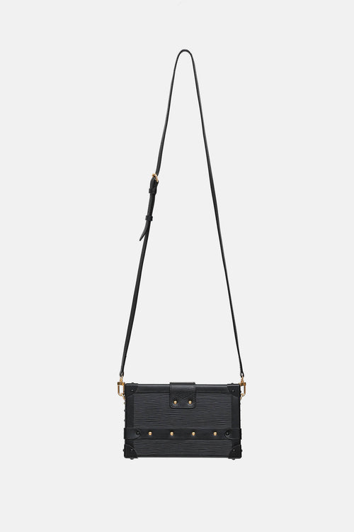 Black Epi Petite Malle Trunk Bag
