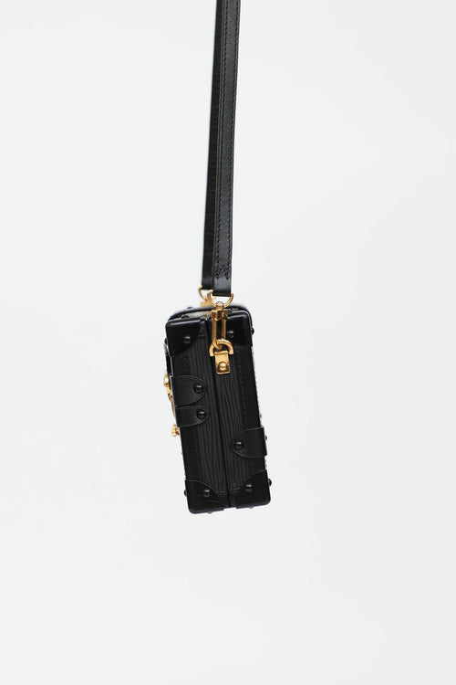 Black Epi Petite Malle Trunk Bag