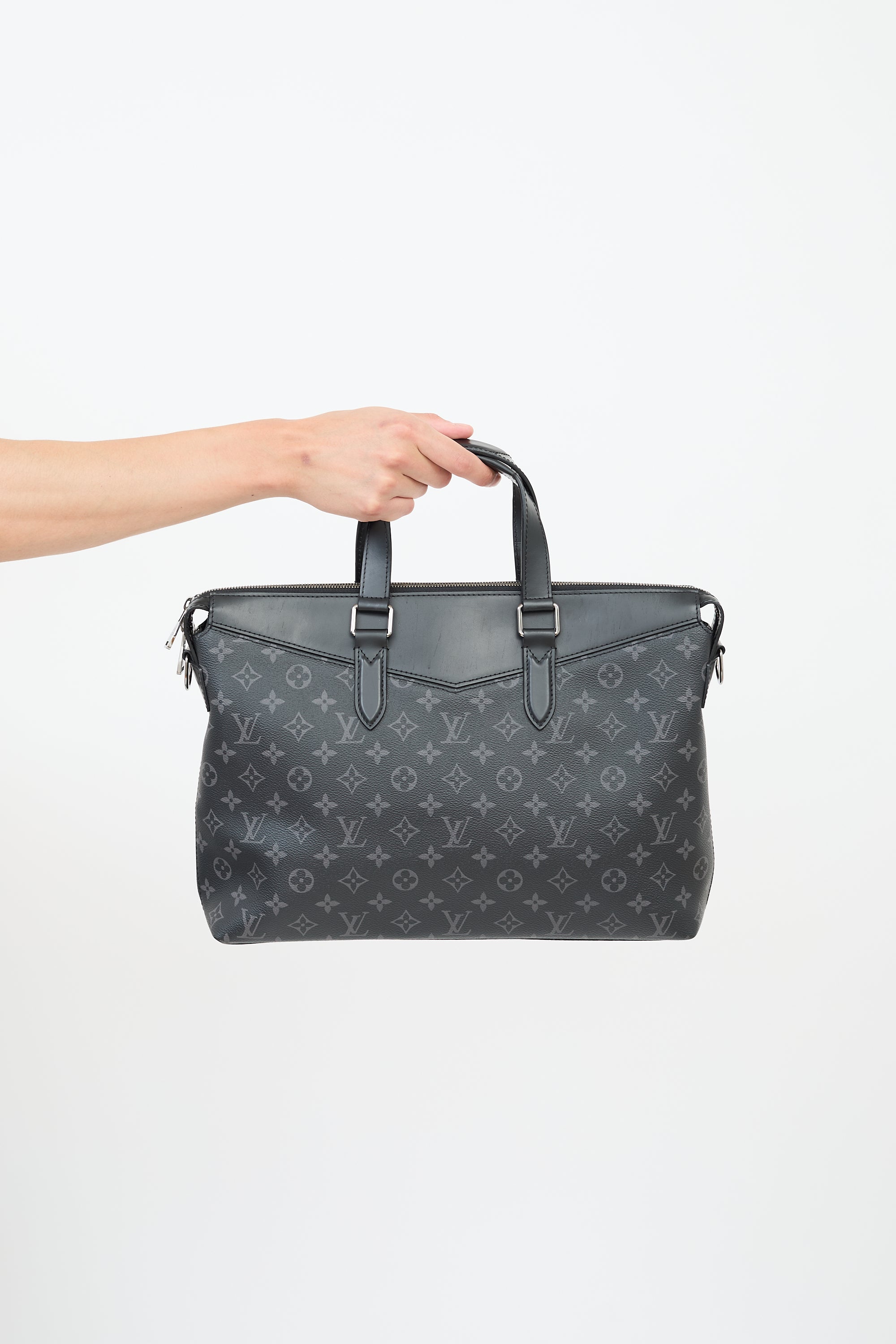 Louis Vuitton Black Monogram Eclipse Canvas Explorer Briefcase