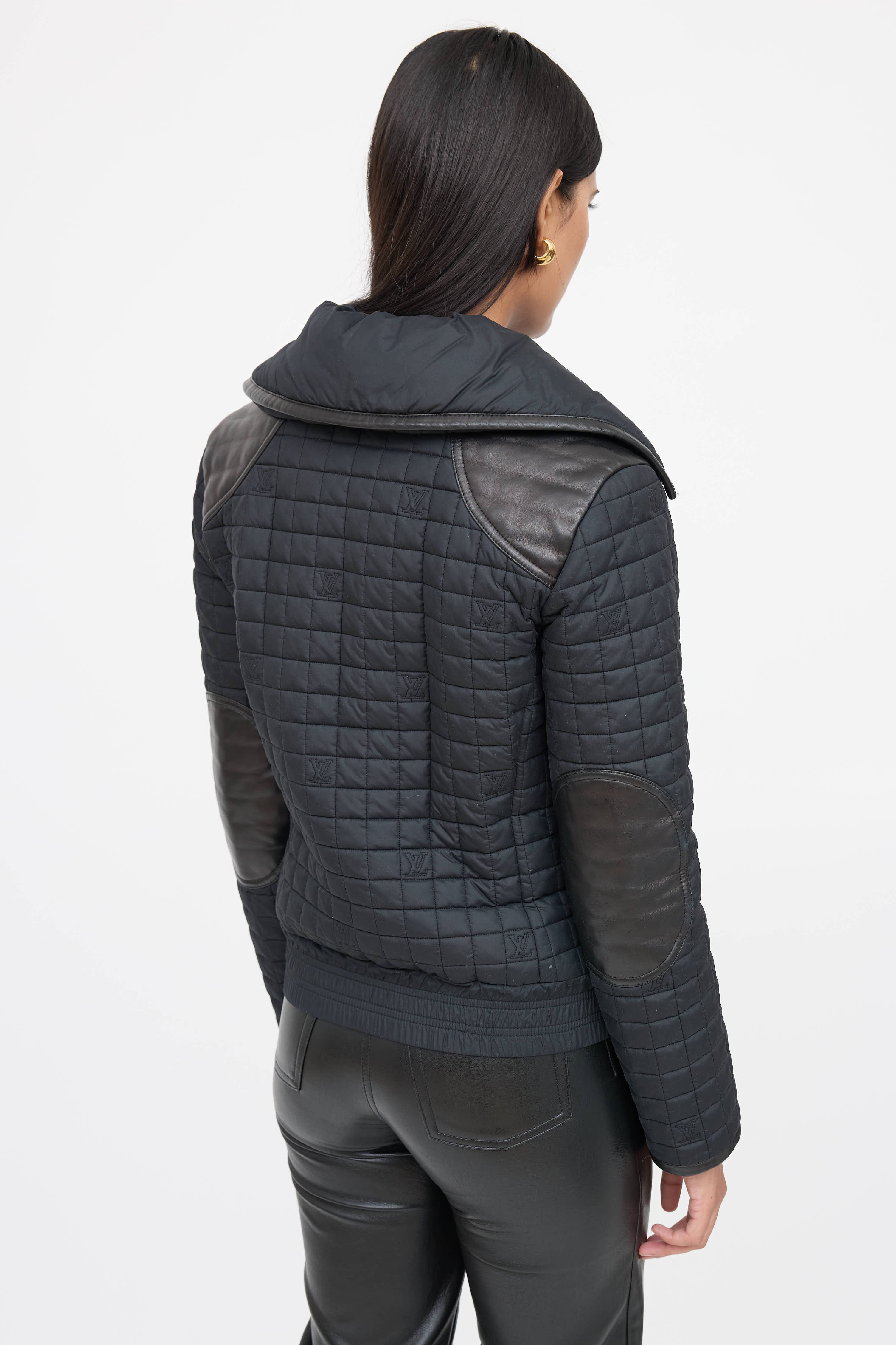 Louis Vuitton Leather Quilted Jacket
