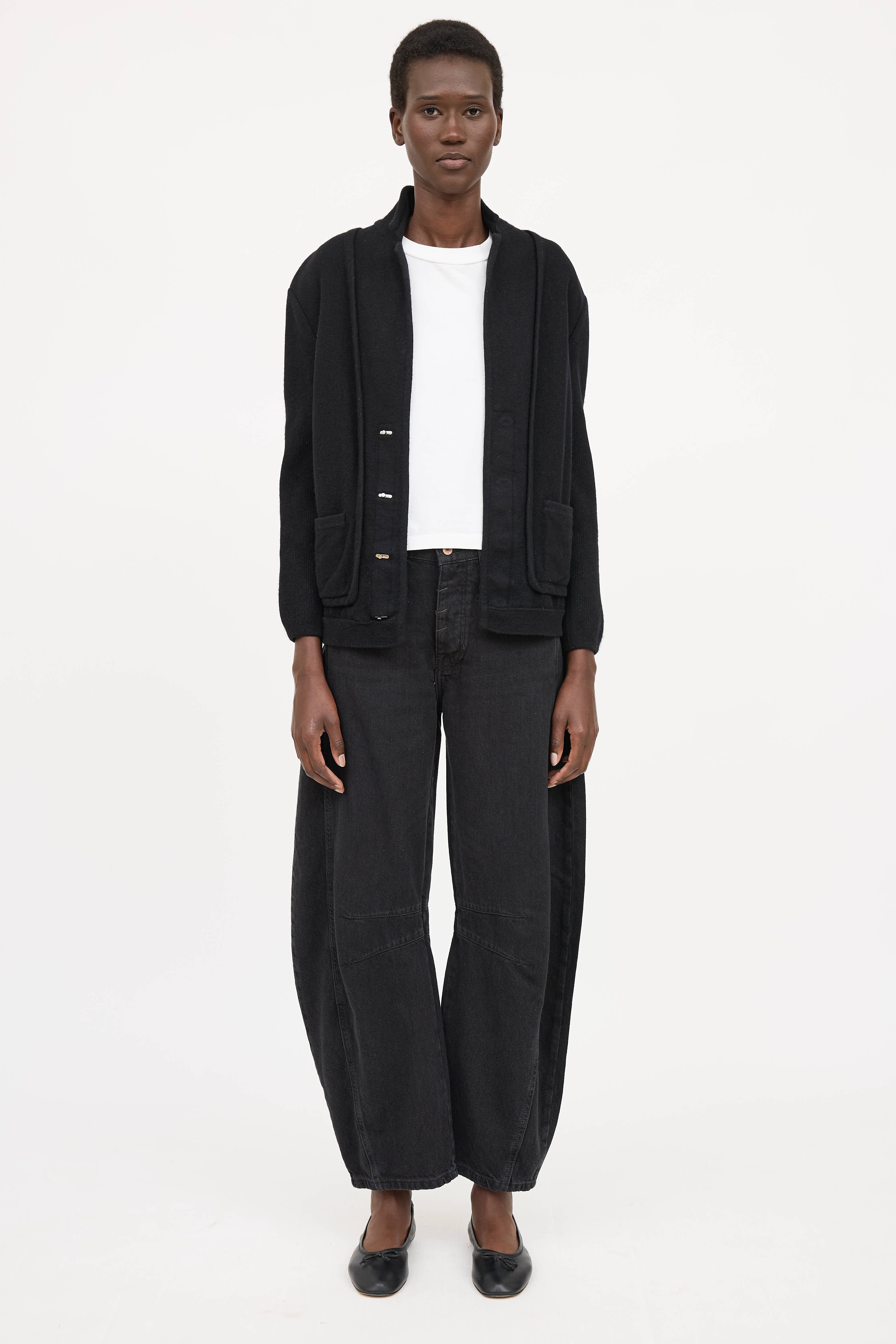 Louis Vuitton Wool Hook & Eye Jacket