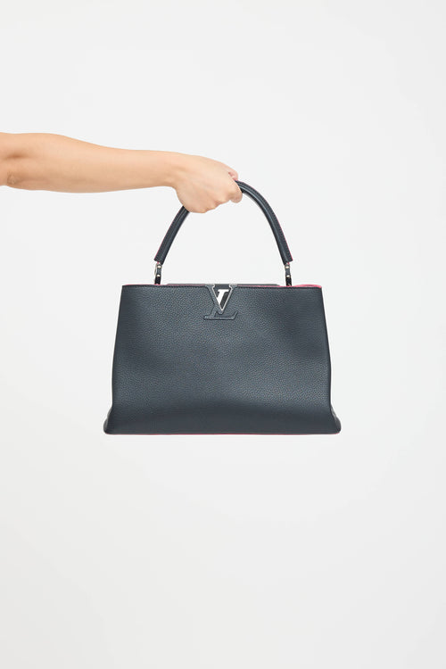 Louis Vuitton Taurillon Capucines MM Bag