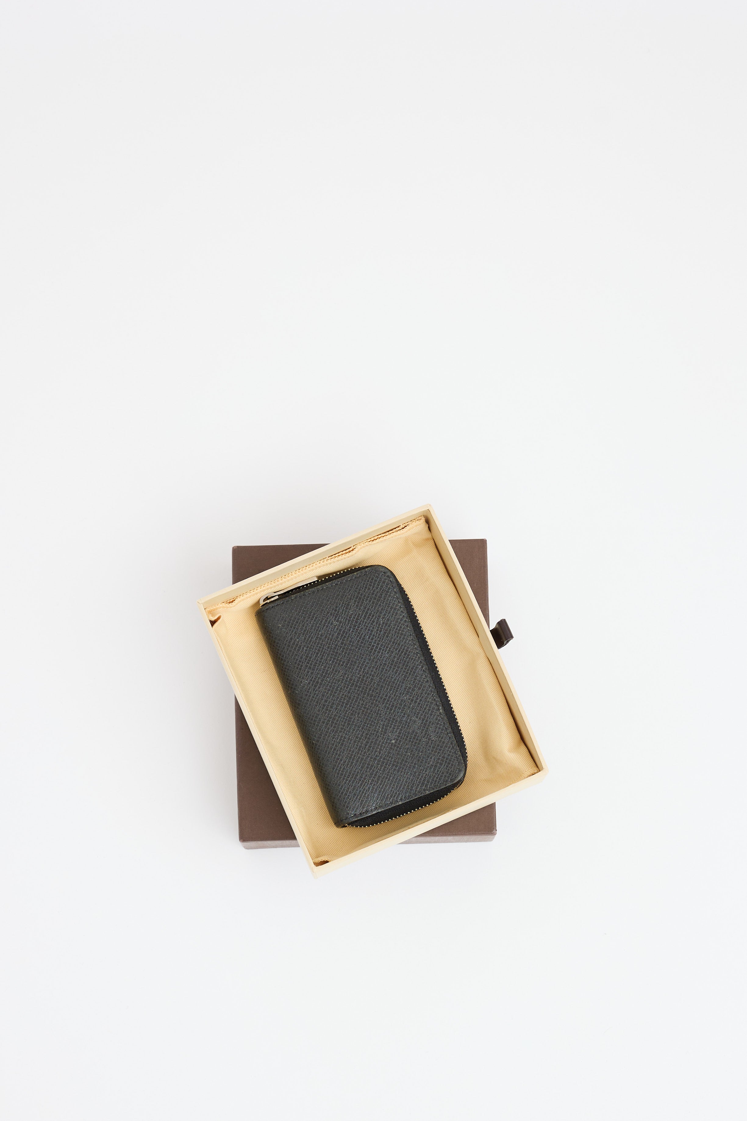 Louis Vuitton Taiga Zip Coin Purse