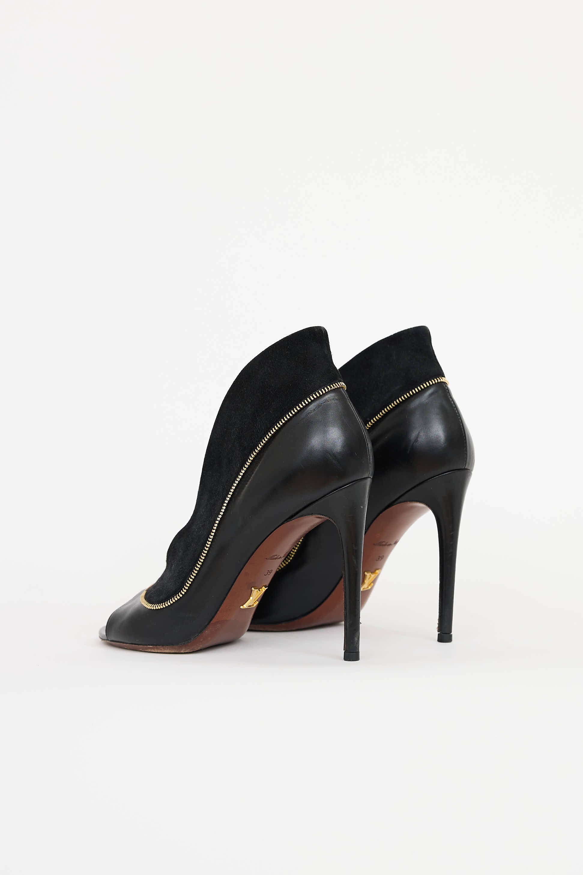 Louis Vuitton Zip Peep Toe Heel