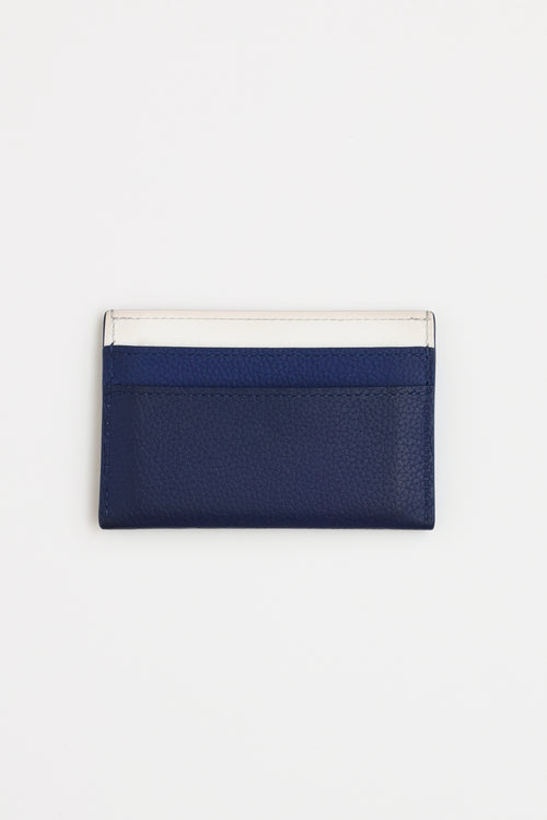 Louis Vuitton Navy & White Everyday Card Holder