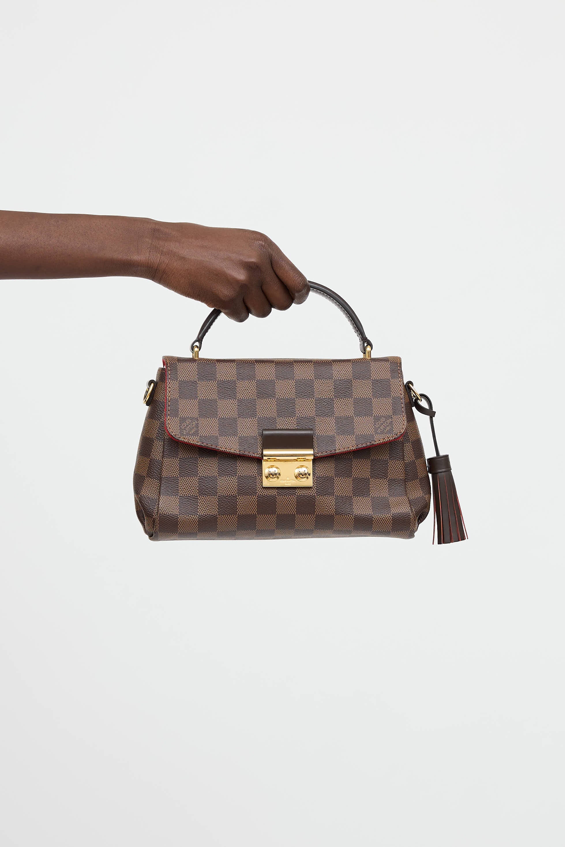 Louis Vuitton Damier Ebene Croisette Bag