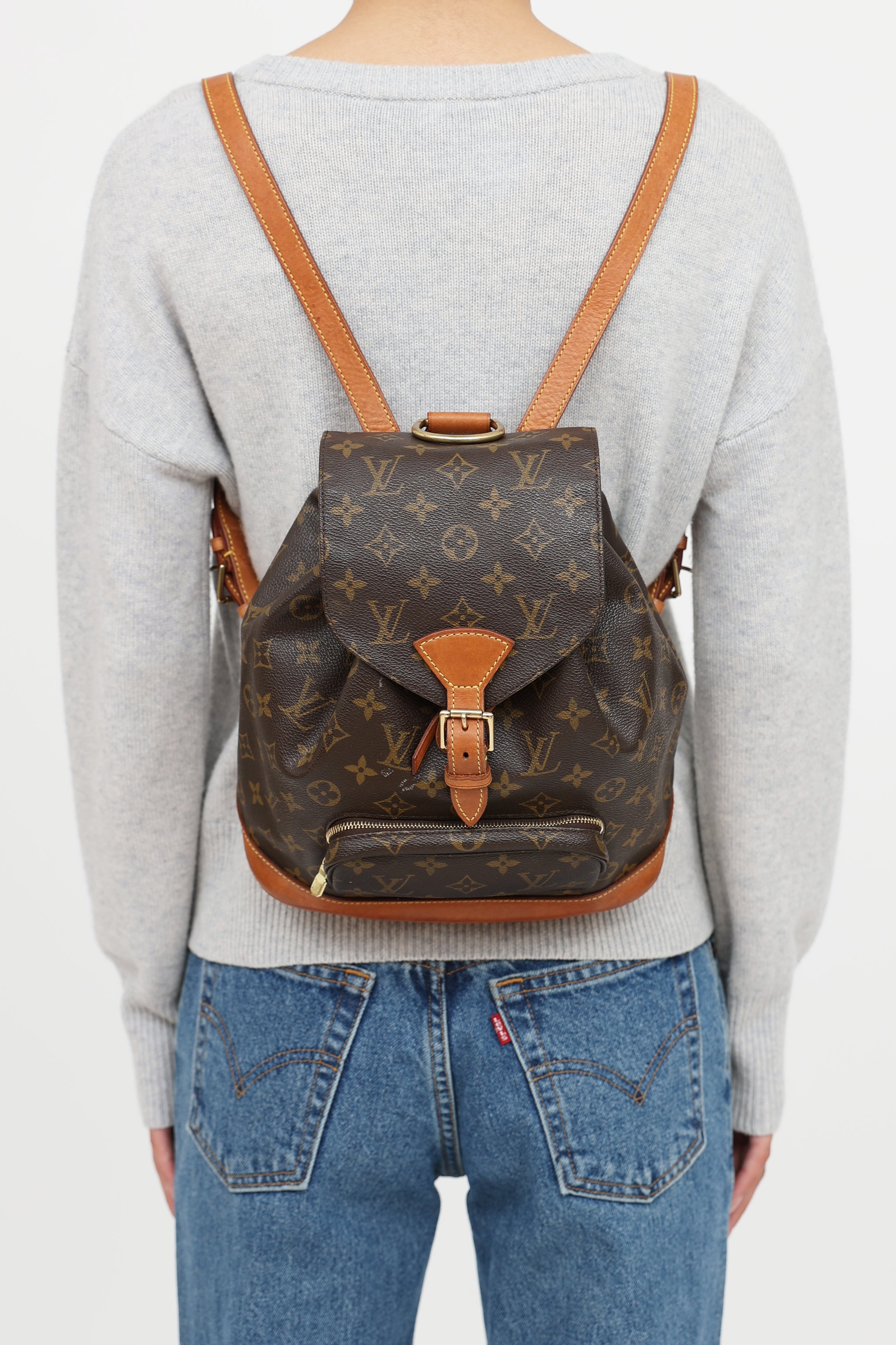 Louis Vuitton 2002 Monogram Montsouris MM Backpack