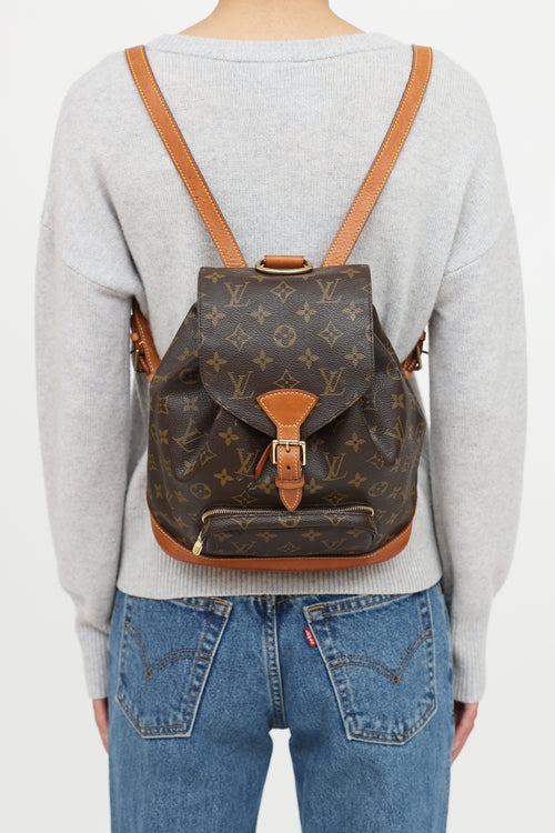 Louis Vuitton 2002 Monogram Montsouris MM Backpack