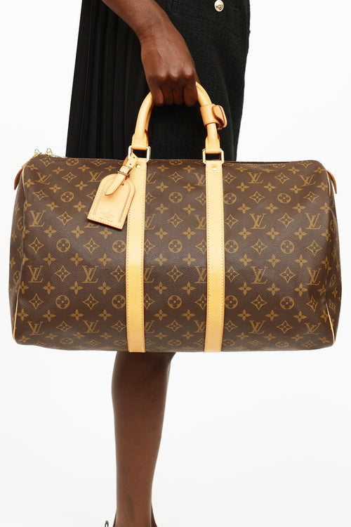 Louis Vuitton Monogram Keepall 45 Bag