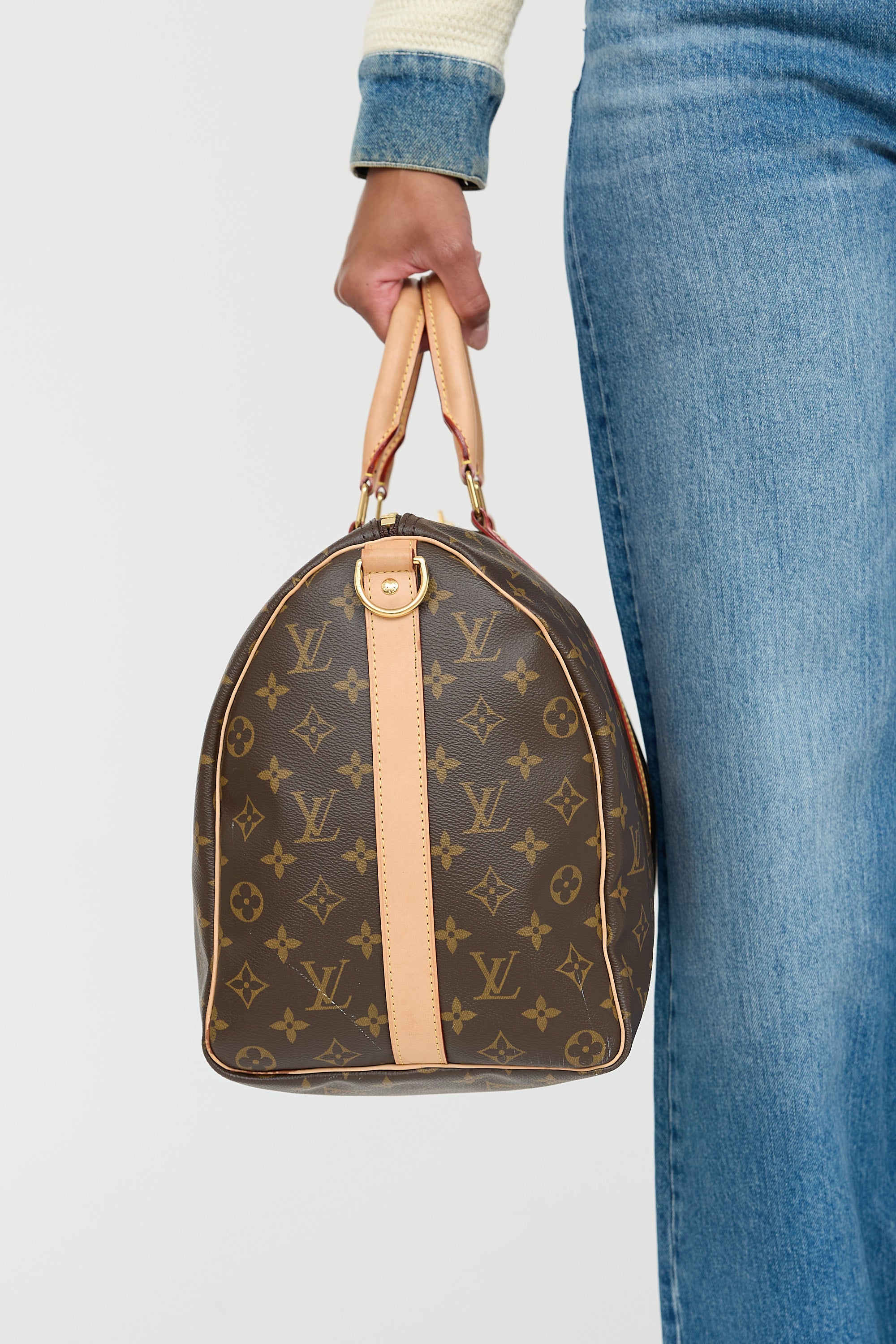 Louis Vuitton Monogram Keepall Bandoulière 45 Bag