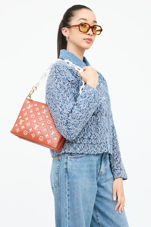 Louis Vuitton Terracotta Monogram Coussin PM Shoulder Bag