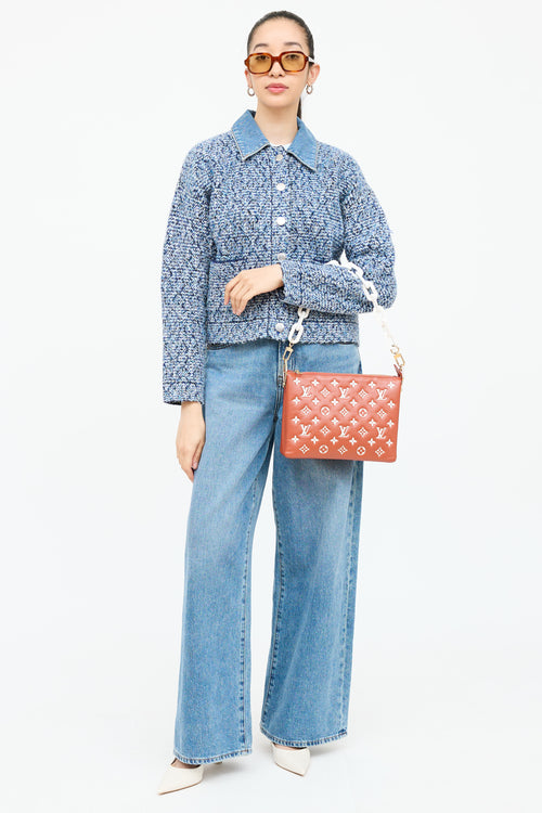 Louis Vuitton Terracotta Monogram Coussin PM Shoulder Bag