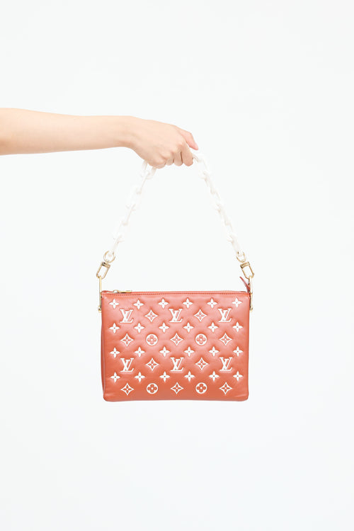 Louis Vuitton Terracotta Monogram Coussin PM Shoulder Bag