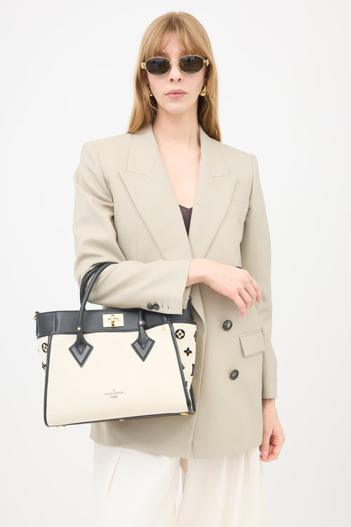 Louis Vuitton Canvas On My Side MM Bag
